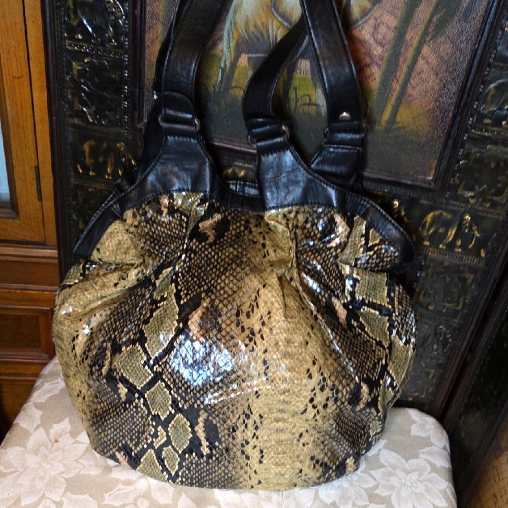 Style & Co. Snakeskin Print Bag